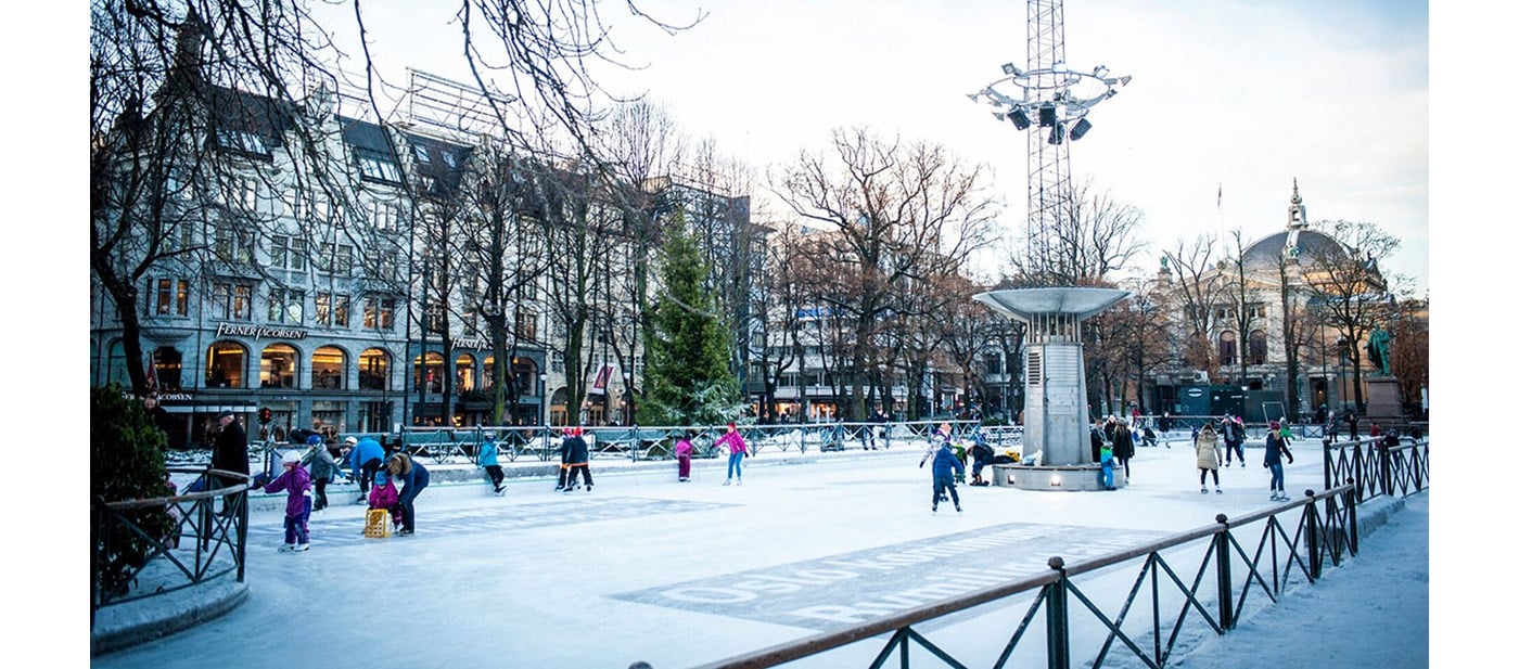 Ice skating